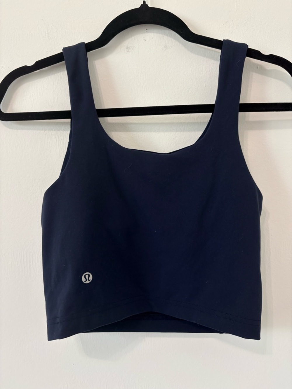Lululemon Wunder Train Sweetheart Tank Sz 4 B/C Cup True Navy EUC - Picture 4 of 6
